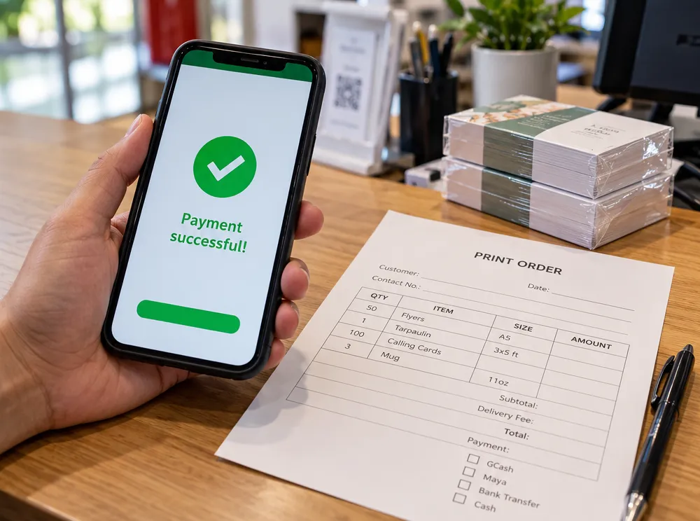 Paying for your print order via GCash or Maya: a quick how-to