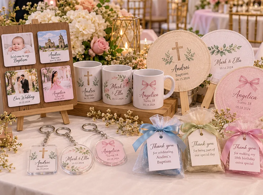 Souvenir ideas for binyag, kasal and debut that guests actually keep