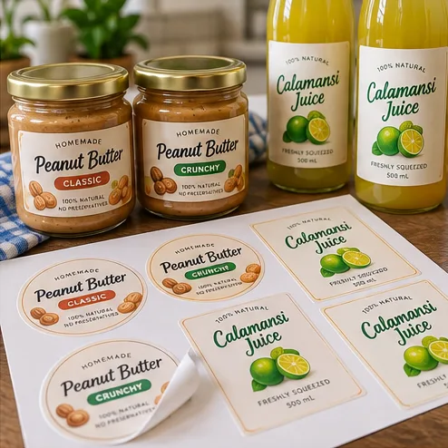 Product Labels (Kiss-Cut Sheet)